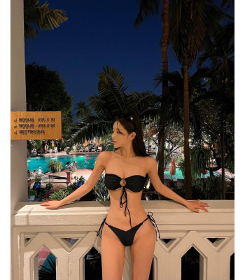 탑 셔링 비키니