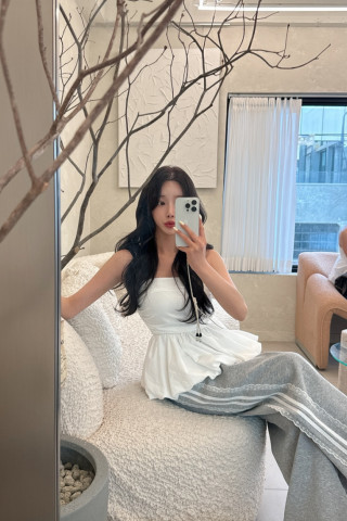 레이스 띠 팬츠