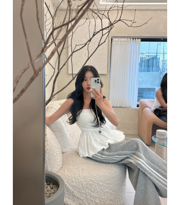 레이스 띠 팬츠